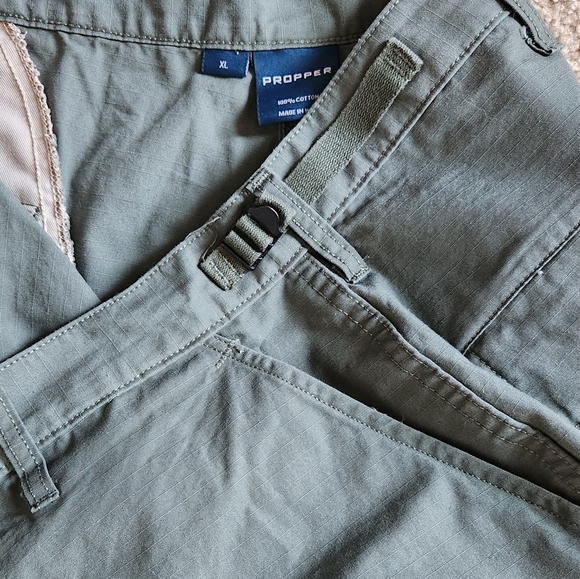 PROPPER XL EUC Army Green CARGO SHORTS - Picture 2 of 2